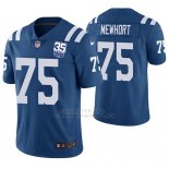 Camiseta NFL Limited Hombre Indianapolis Colts Jack Mewhort Azul 35th Anniversary Vapor Untouchable