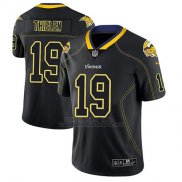 Camiseta NFL Limited Hombre Minnesota Vikings Adam Thielen Negro Color Rush 2018 Lights Out