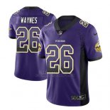 Camiseta NFL Limited Hombre Minnesota Vikings Trae Waynes Violeta 2018 Drift Fashion Color Rush