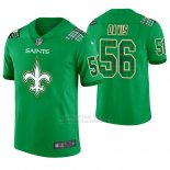 Camiseta NFL Limited Hombre New Orleans Saints Demario Davis St. Patrick's Day Verde