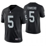 Camiseta NFL Limited Hombre Oakland Raiders Johnny Townsend Negro Vapor Untouchable