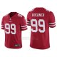 Camiseta NFL Limited Hombre San Francisco 49ers Deforest Buckner Rojo Vapor Untouchable