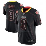 Camiseta NFL Limited Hombre San Francisco 49ers Robbie Gould Negro Color Rush 2018 Lights Out