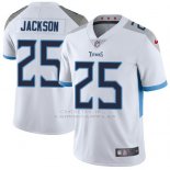 Camiseta NFL Limited Hombre Tennessee Titans 25 Adoree' Jackson Blanco Stitched Vapor Untouchable