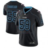 Camiseta NFL Limited Hombre Tennessee Titans Wesley Woodyard Negro Color Rush 2018 Lights Out