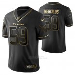 Camiseta NFL Limited Houston Texans Whitney Mercilus Golden Edition Negro