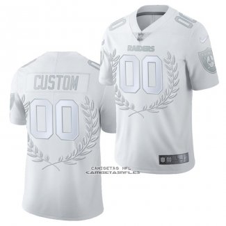 Camiseta NFL Limited Las Vegas Raiders Personalizada MVP Blanco