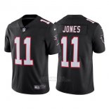 Camiseta NFL Limited Mujer Atlanta Falcons 11 Julio Jones Negro Vapor Untouchable