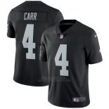 Camiseta NFL Limited Nino Oakland Raiders 4 Carr Negro