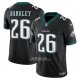 Camiseta NFL Limited Philadelphia Eagles Saquon Barkley Vapor F.U.S.E. Negro