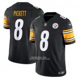 Camiseta NFL Limited Pittsburgh Steelers Kenny Pickett Vapor F.U.S.E. Negro