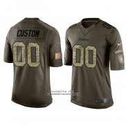 Camiseta NFL Limited Pittsburgh Steelers Personalizada Salute To Service Verde