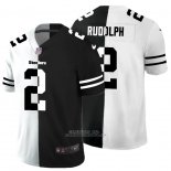 Camiseta NFL Limited Pittsburgh Steelers Rudolph White Black Split