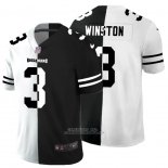 Camiseta NFL Limited Tampa Bay Buccaneers Winston White Black Split