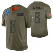 Camiseta NFL Limited Tennessee Titans Marcus Mariota 2019 Salute To Service Verde