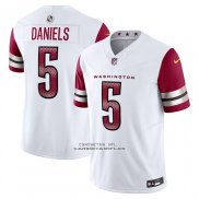 Camiseta NFL Limited Washington Commanders Jayden Daniels Vapor F.U.S.E. Blanco