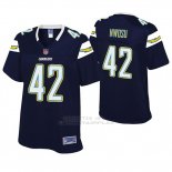 Camiseta NFL Mujer San Diego Chargers Uchenna Nwosu Pro Line Azul