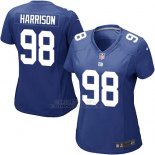 Camiseta New York Giants Harrison Azul Nike Game NFL Mujer
