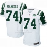 Camiseta New York Jets Mangold Blanco Nike Elite NFL Hombre