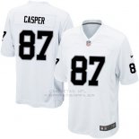 Camiseta Oakland Raiders Casper Blanco Nike Game NFL Nino
