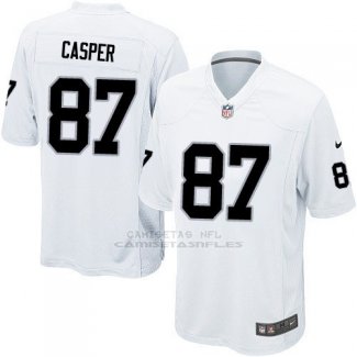Camiseta Oakland Raiders Casper Blanco Nike Game NFL Nino