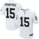 Camiseta Oakland Raiders Crabtree Blanco Nike Elite NFL Hombre