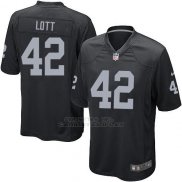 Camiseta Oakland Raiders Lott Negro Nike Game NFL Nino