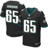 Camiseta Philadelphia Eagles Johnson Negro Nike Elite NFL Hombre