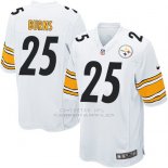 Camiseta Pittsburgh Steelers Burns Blanco Nike Game NFL Nino