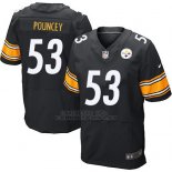 Camiseta Pittsburgh Steelers Pouncey Negro Nike Elite NFL Hombre