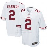 Camiseta San Francisco 49ers Gabbert Blanco Nike Game NFL Nino