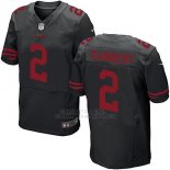Camiseta San Francisco 49ers Gabbert Negro Nike Elite NFL Hombre
