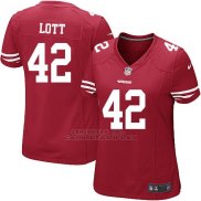 Camiseta San Francisco 49ers Lott Rojo Nike Game NFL Mujer