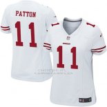 Camiseta San Francisco 49ers Patton Blanco Nike Game NFL Mujer