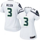 Camiseta Seattle Seahawks Wilson Blanco Nike Game NFL Mujer