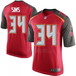 Camiseta Tampa Bay Buccaneers Sims Rojo Nike Game NFL Nino