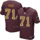 Camiseta Washington Commanders Mann Apagado Rojo Nike Elite NFL Hombre