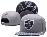 Gorra NFL Oakland Raiders Gris Negro Blanco
