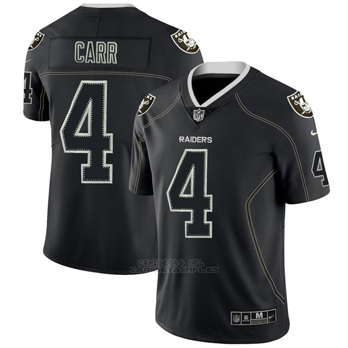 Camiseta NFL Limited Las Vegas Raiders Carr Lights Out ...